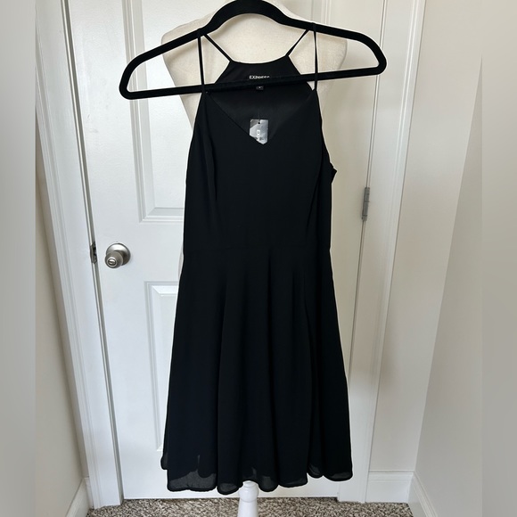 NWT Express halter neck black dress - Picture 12 of 12